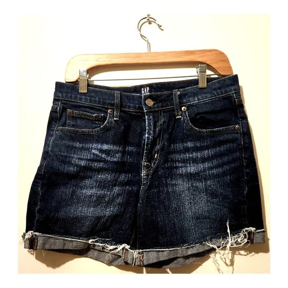 GAP Dark Blue Jeans Shorts Sz.28/8 RN# 54023 - Picture 2 of 8